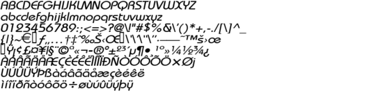 Product picture BiminiWide Italic