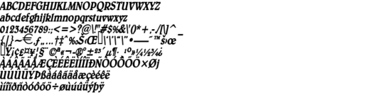 Product picture BlewThin  BoldItalic
