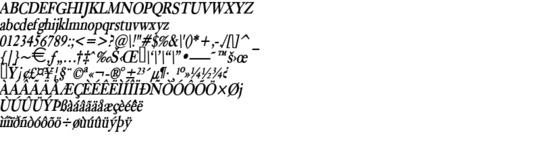 Product picture BlissCondensed BoldItalic