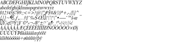 Product picture BlissCondensed Italic