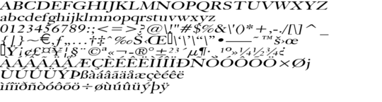 Product picture BlissExtended Italic