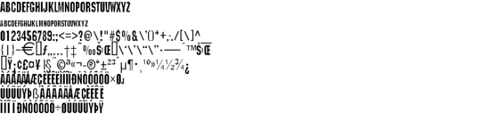 Product picture BlockCondensed Normal