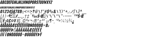 Product picture Block Italic