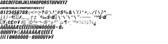 Product picture BlockWide Italic