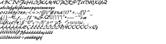 Product picture Brushstroke35  Italic