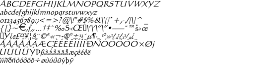 Product picture Calli109 Italic