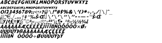 Product picture CandideNarrow BoldItalic