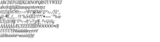 Product picture CentimeThin Italic