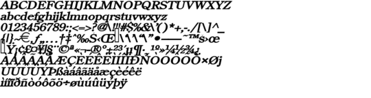 Product picture CentimeWide BoldItalic