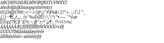 Product picture ChallengeCondensed Italic