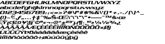 Product picture ChaneyExtended BoldItalic