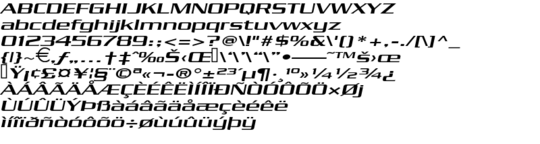 Product picture ChaneyExtended Italic