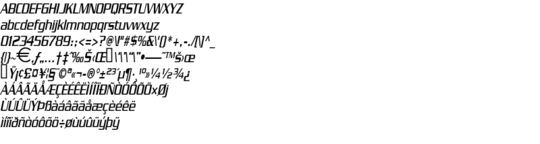 Product picture ChaneyThin Italic