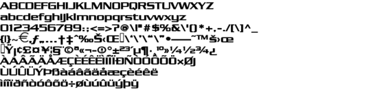 Product picture ChaneyWide Bold