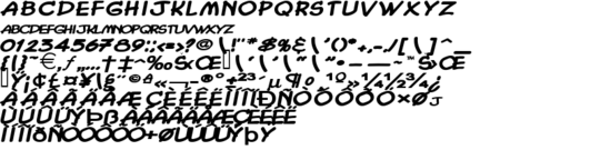 Product picture ChasmExtendedHeavy Italic