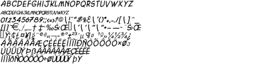 Product picture Chasm Italic