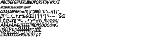 Product picture ChasmThin BoldItalic