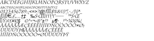 Product picture Chaz Italic