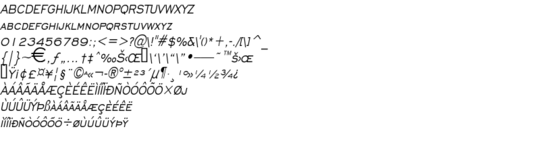 Product picture ChiselCondensed Italic