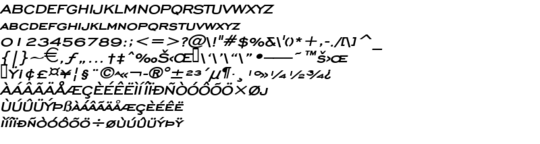 Product picture ChiselWide BoldItalic