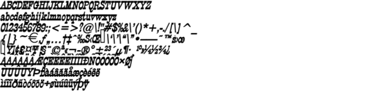 Product picture Circus BoldItalic