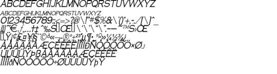 Product picture CobaltCondensed Italic