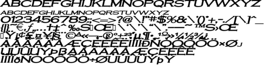 Product picture CobaltExtended BoldItalic