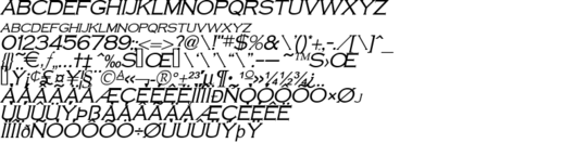 Product picture Cobalt Italic