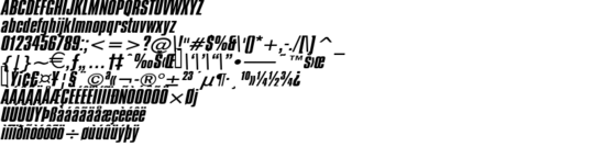 Product picture CommadorWide Italic