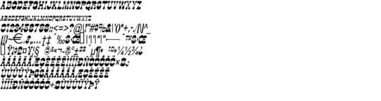 Product picture CowboyThin Italic