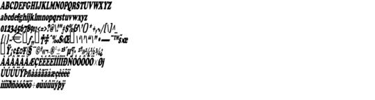 Product picture CupidCondensed Italic