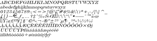 Product picture DevineWide  Italic