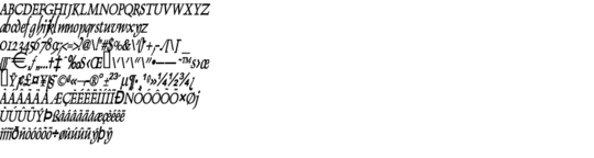 Product picture DolphinThin BoldItalic