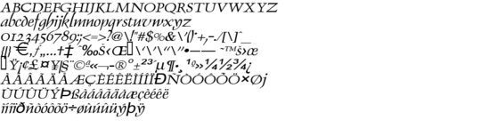 Product picture DolphinWide Italic