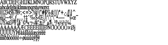 Product picture DukeCondensed  Bold