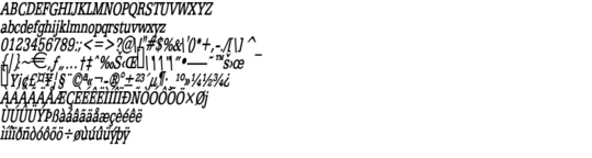 Product picture EggoThin  BoldItalic