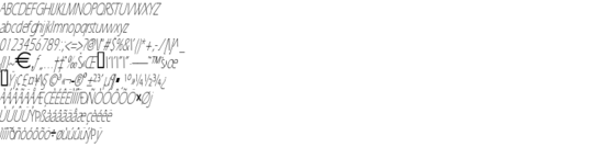 Product picture EricLite Italic