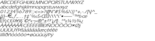 Product picture EricWide Italic