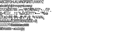 Product picture EurasiaThin Bold