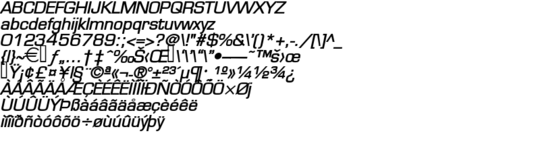Product picture EurasiaWide BoldItalic