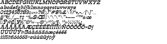 Product picture Expose Italic