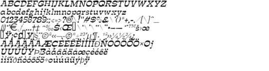 Product picture ExposeThin Italic