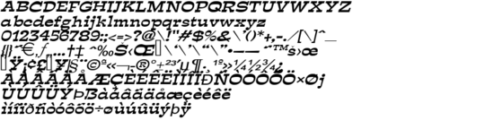 Product picture ExposeWide Italic