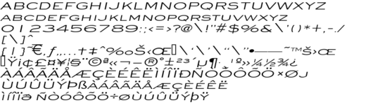 Product picture EyeglassExtended Italic