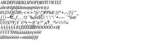 Product picture FelineCondensed Italic