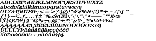 Product picture FelineExtended BoldItalic