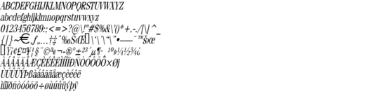 Product picture FelineThin Italic