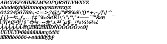 Product picture FelineWide BoldItalic