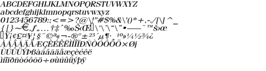 Product picture FelineWide Italic