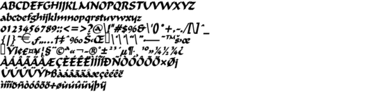 Product picture FlatBrush BoldItalic